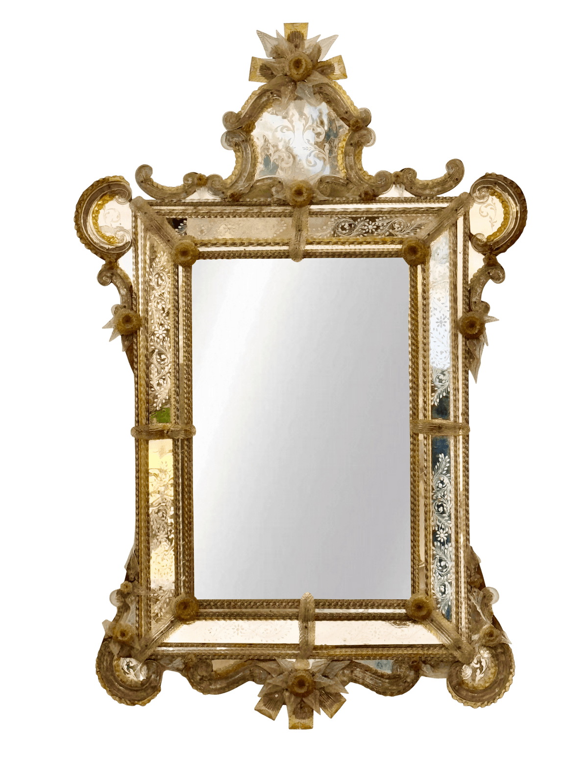 Murano Mirror, Venetian, 19th Century - Helen Storey Antiques