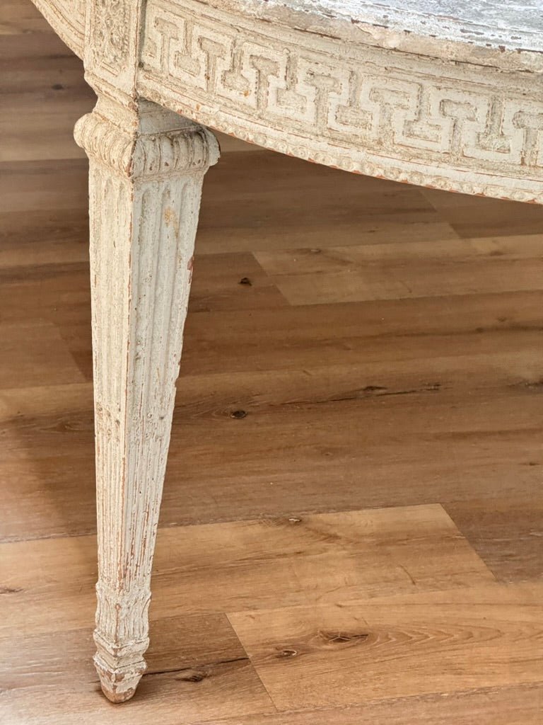 Oval Dining Table, Gustavian Style, Sweden 8 feet 7&quot; - Helen Storey Antiques