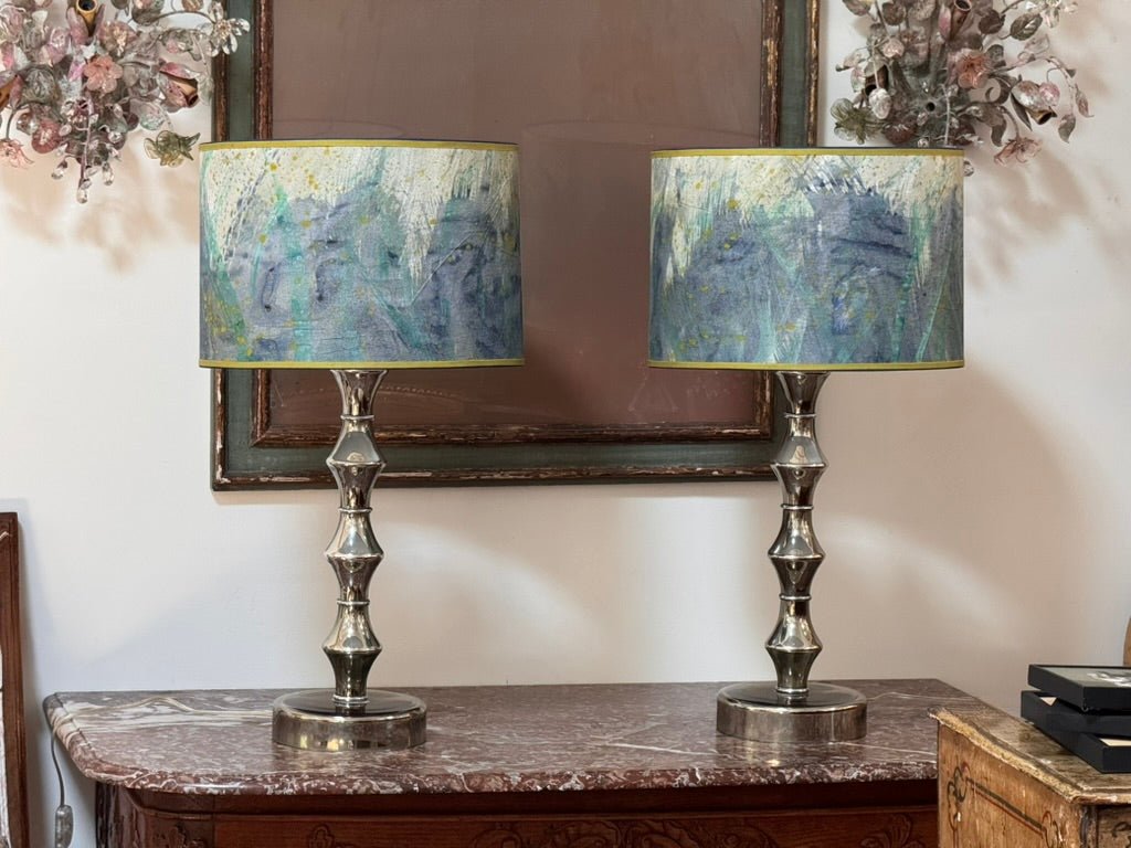 Pair Murano Table Lamps by Alberto Donà, circa 1970 - Helen Storey Antiques