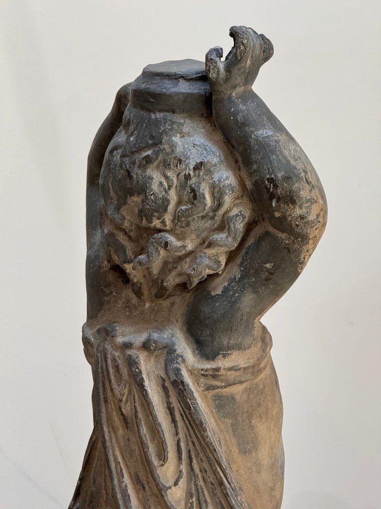Pair of 18th - century English lead putti - Helen Storey Antiques