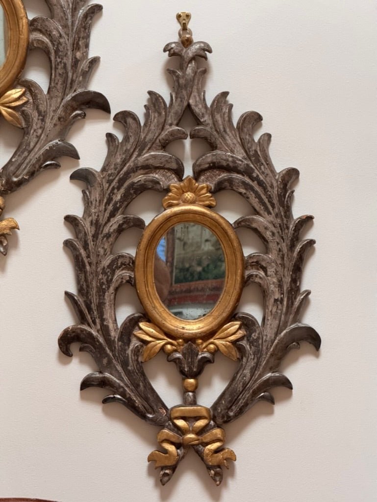 Pair of 18th Century Italian Mirrors - Helen Storey Antiques