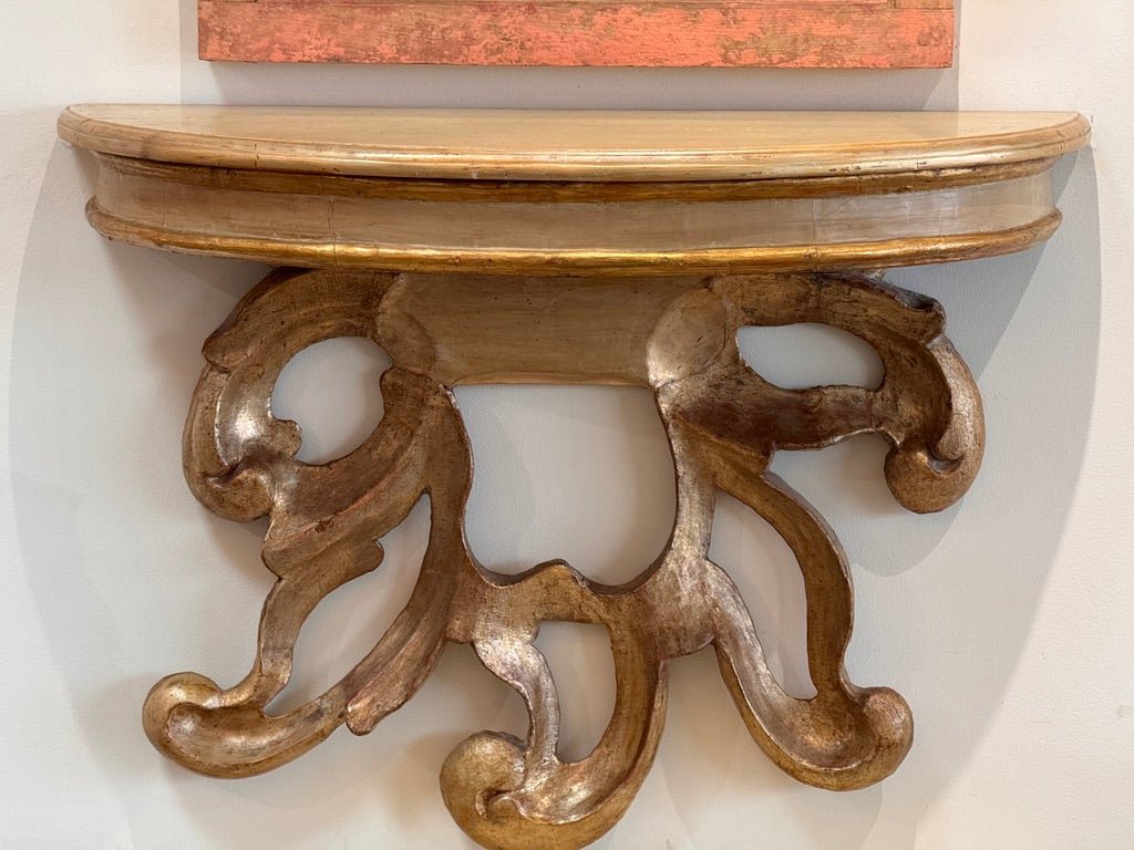 Pair of Fine 18th Century Italian Carved Console Tables - Helen Storey Antiques