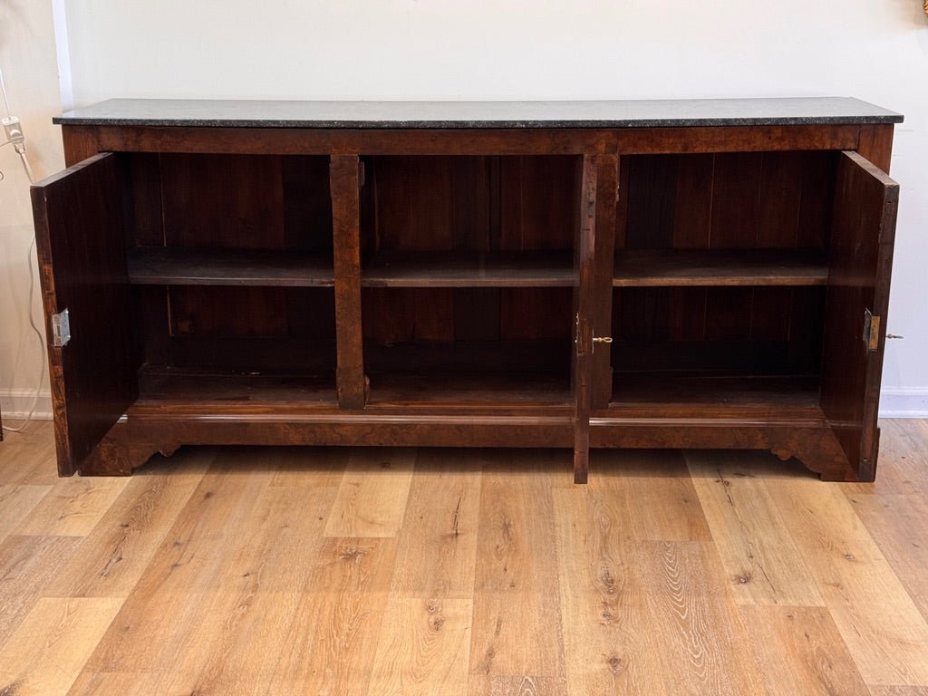 Provincial French Walnut Empire Sideboard Enfilade c. 1810 - Helen Storey Antiques