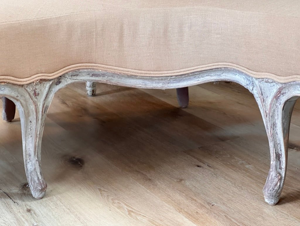 Rare 18th Century French Curved Canape Settee - Helen Storey Antiques