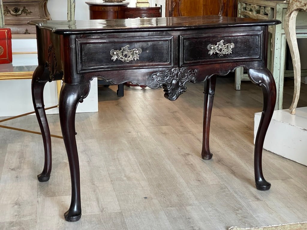 Rare and important 18th Century Portuguese Console made of Brazilian Rosewood - Helen Storey Antiques