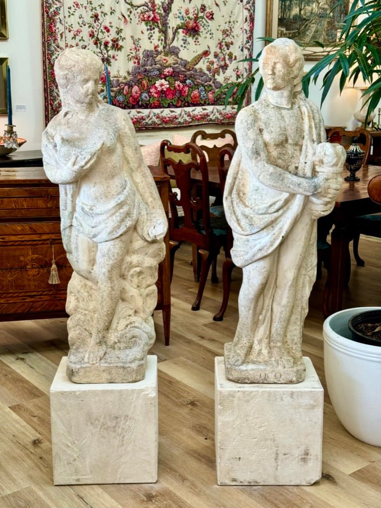 Renaissance Period Marble Statues, 15th - 16th Century - Helen Storey Antiques