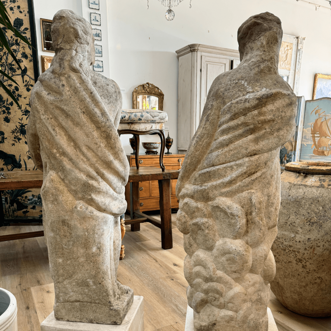 Renaissance Period Marble Statues, 15th - 16th Century - Helen Storey Antiques