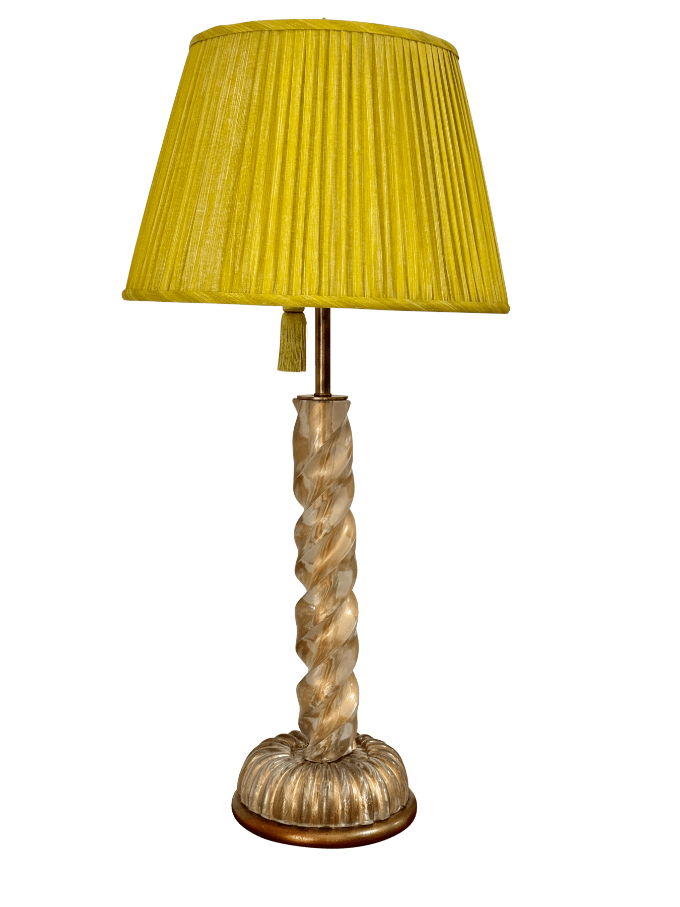 Seguso Murano Venetian Art Glass Table Lamp