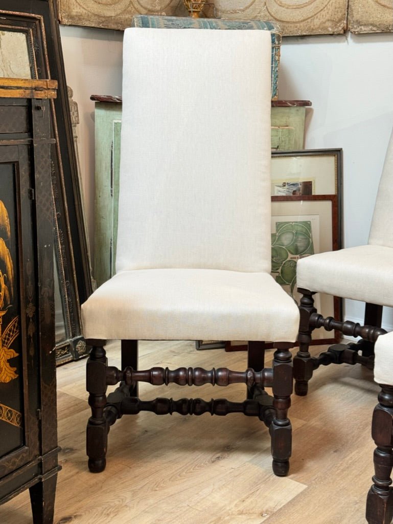 Set of Eight 18th Century Walnut, William and Mary Dining Chairs - Helen Storey Antiques