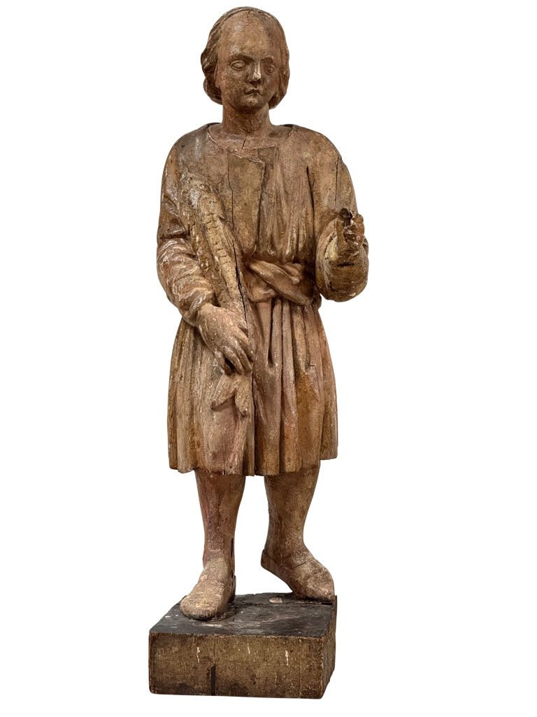 Sixteenth Century Italian School Carved Figure / Santos - Helen Storey Antiques