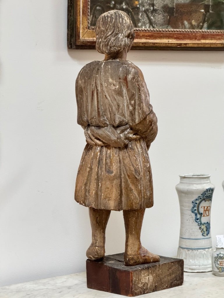 Sixteenth Century Italian School Carved Figure / Santos - Helen Storey Antiques