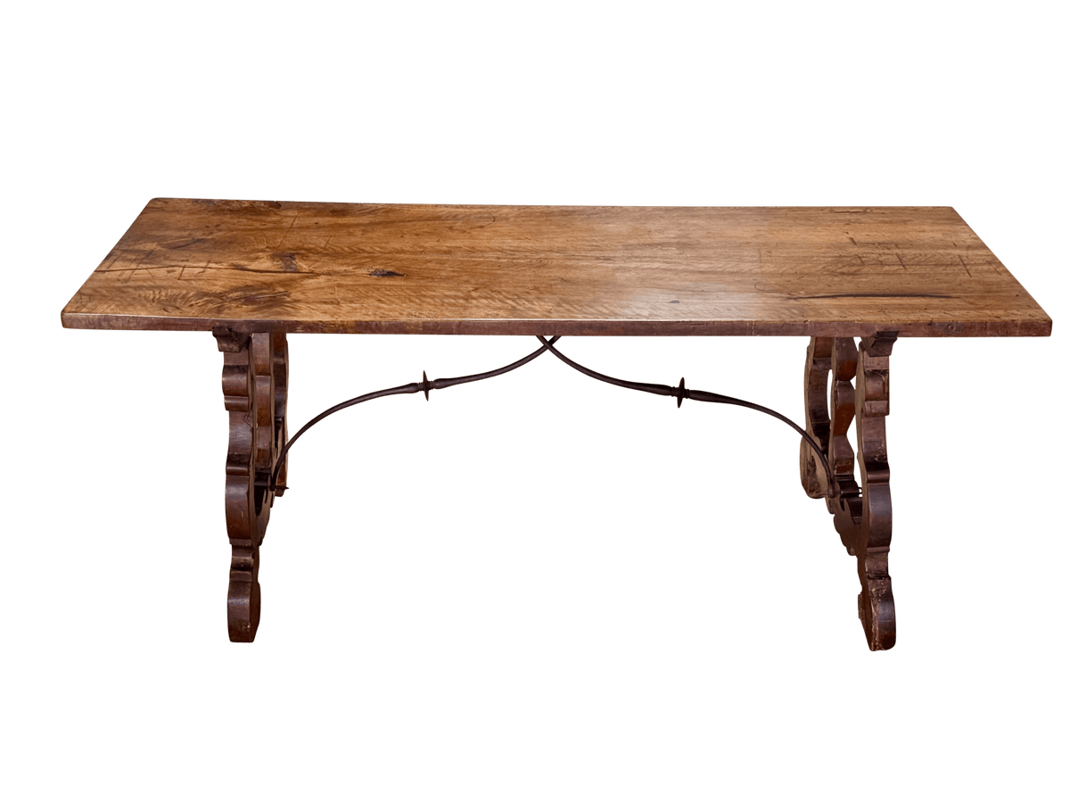 Spanish Baroque Rectangular Trestle Table, c. 1670 - Helen Storey Antiques