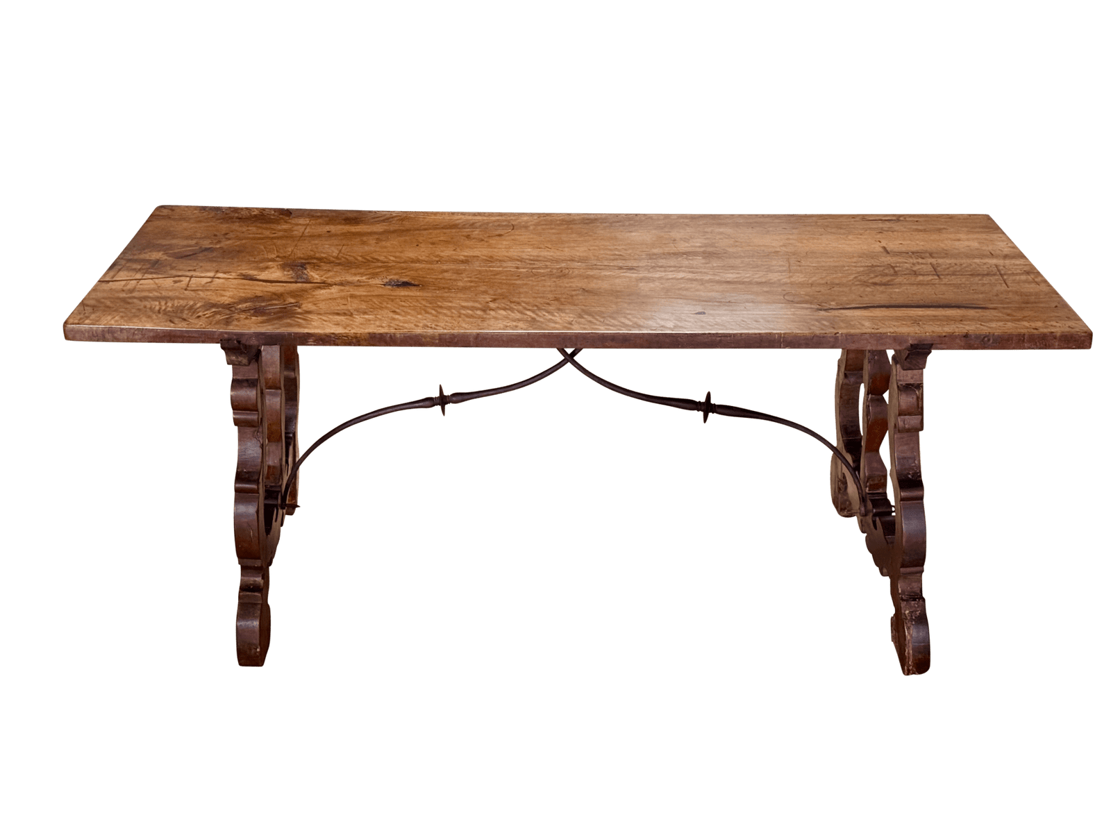 Spanish Baroque Rectangular Trestle Table, c. 1670