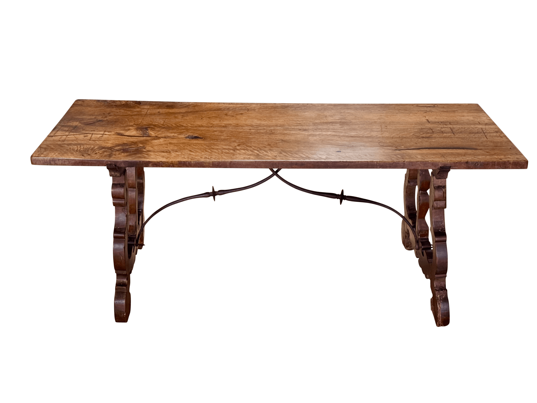 Spanish Baroque Rectangular Trestle Table, c. 1670