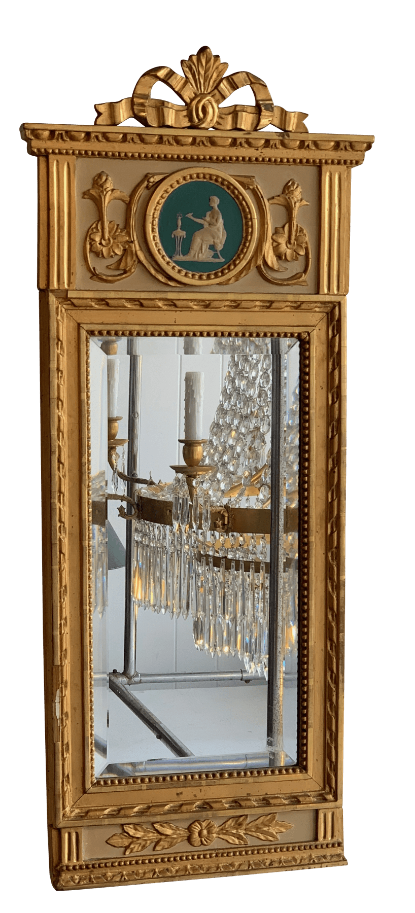 SWEDISH 19TH CENTURY GILDED MIRROR - Helen Storey Antiques