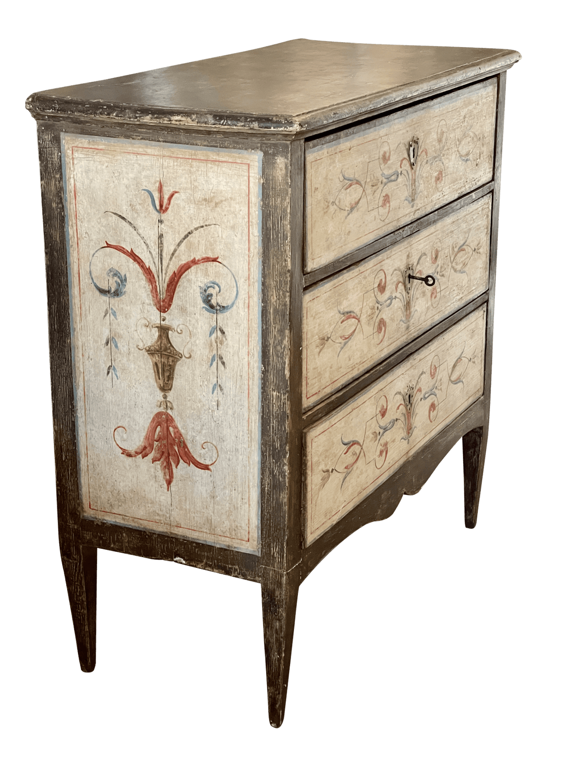 Swedish Chest of Drawers, early 19th Century, Charming Original paint - Helen Storey Antiques