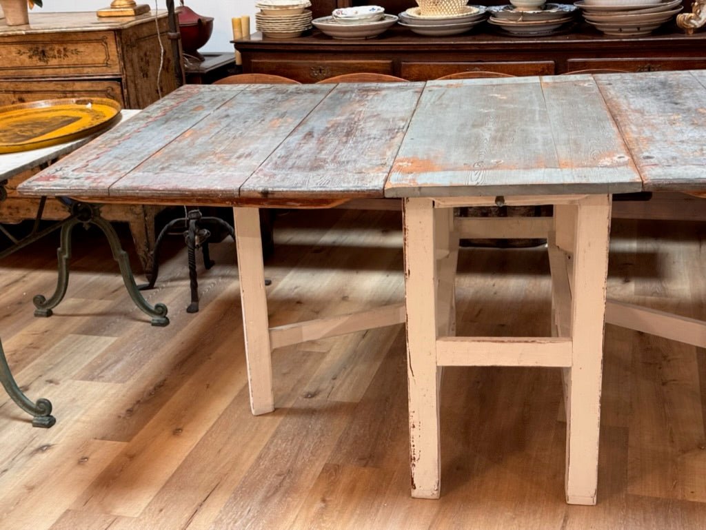 Swedish Dropleaf Slagbord Table - Helen Storey Antiques