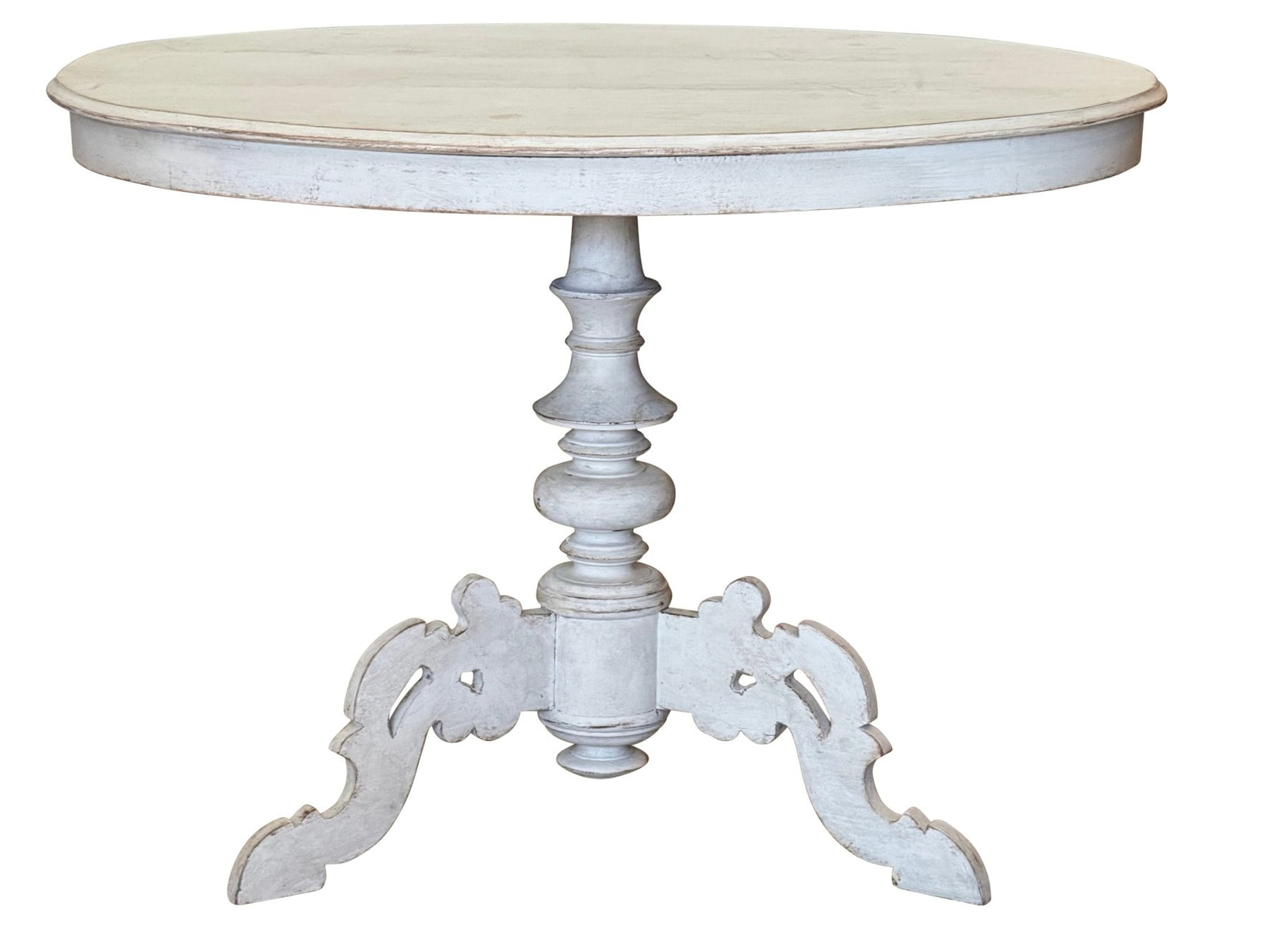 Swedish oval tilt-top center or side table, 19th Century