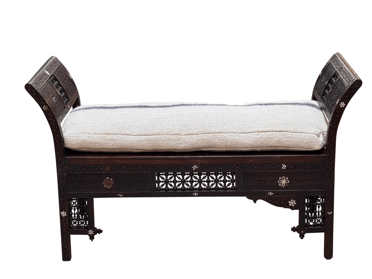 Syrian Bench - Helen Storey Antiques