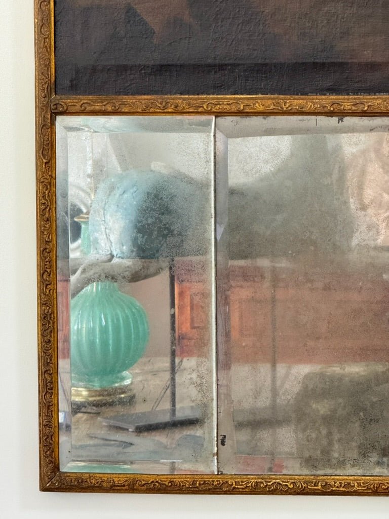Trumeau Overmantel Mirror, Fench period 18th Century - Helen Storey Antiques