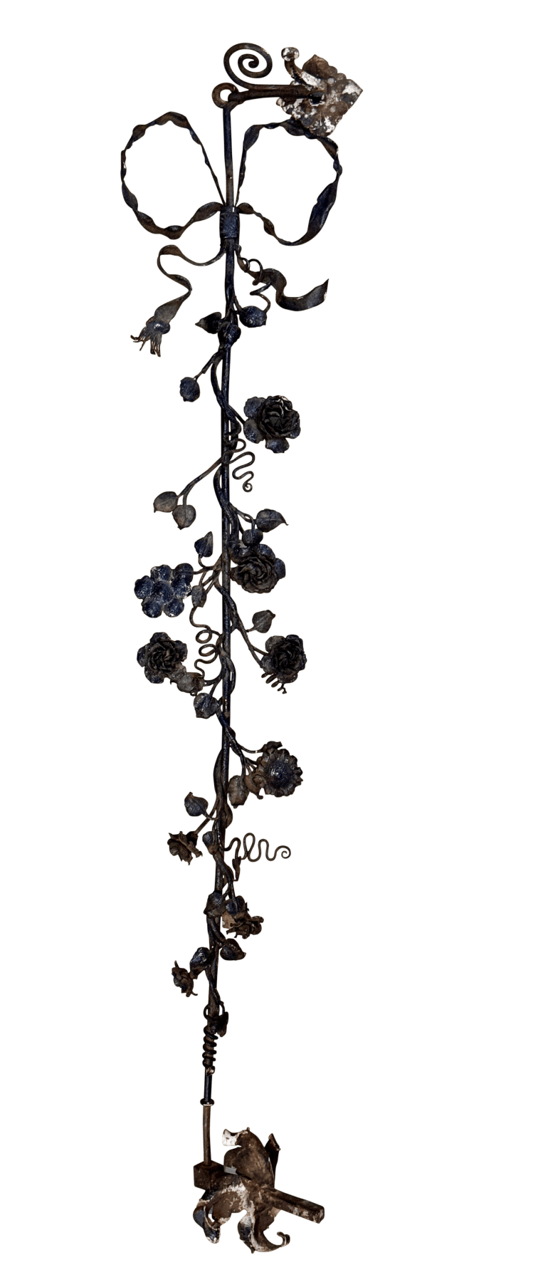 Wrought iron floral mount, France, 18th Century - Helen Storey Antiques