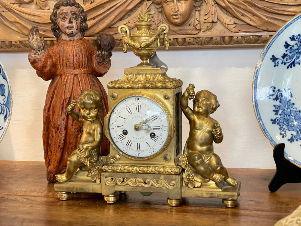 18th Century Louis XVI Ormolu Mantel Clock