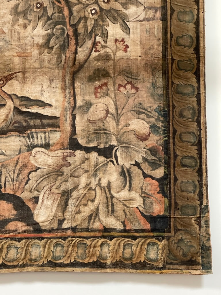 18th Century Rare Room-Size Louis XV &quot;Tolie Peinte&quot; Tapestry