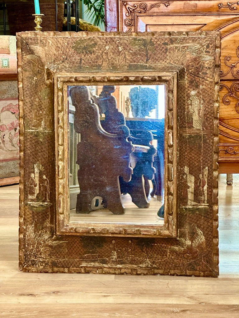 Fine 18th Century Chinoiserie Mirror
