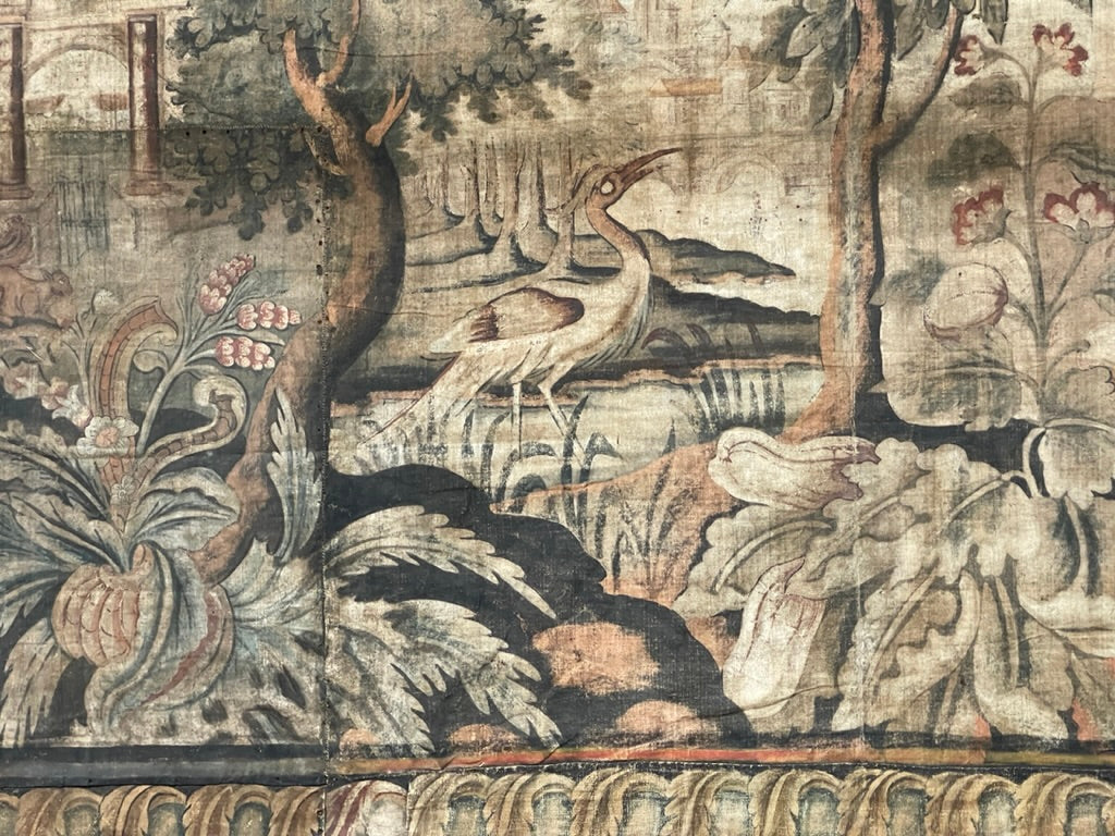 18th Century Rare Room-Size Louis XV &quot;Tolie Peinte&quot; Tapestry