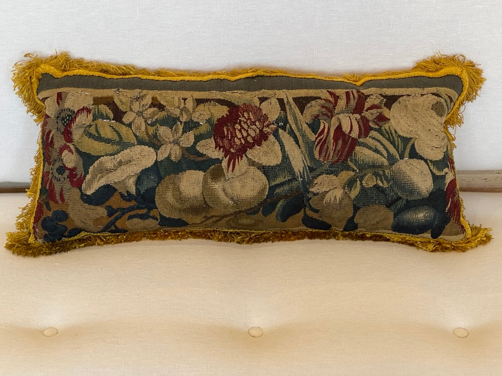Late 17th Century Flemish Tapestry Panels Stuffed as Cushions