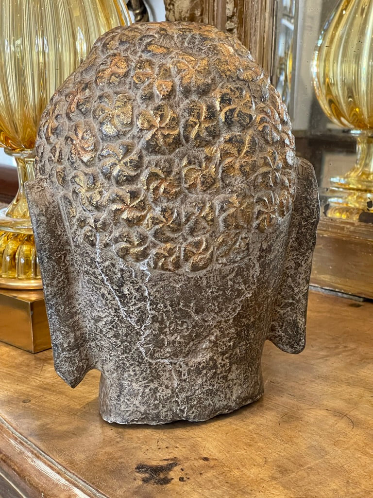 Chinese carved stone Buddha Head