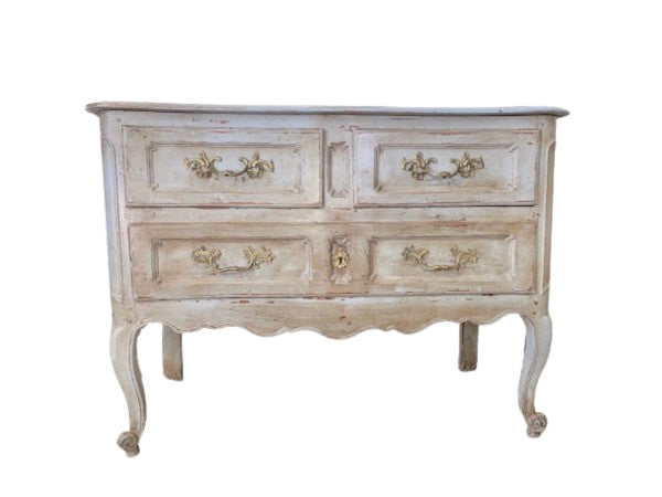18th Century Painted French Provincial Commode