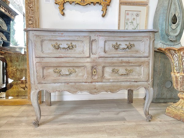 18th Century Painted French Provincial Commode