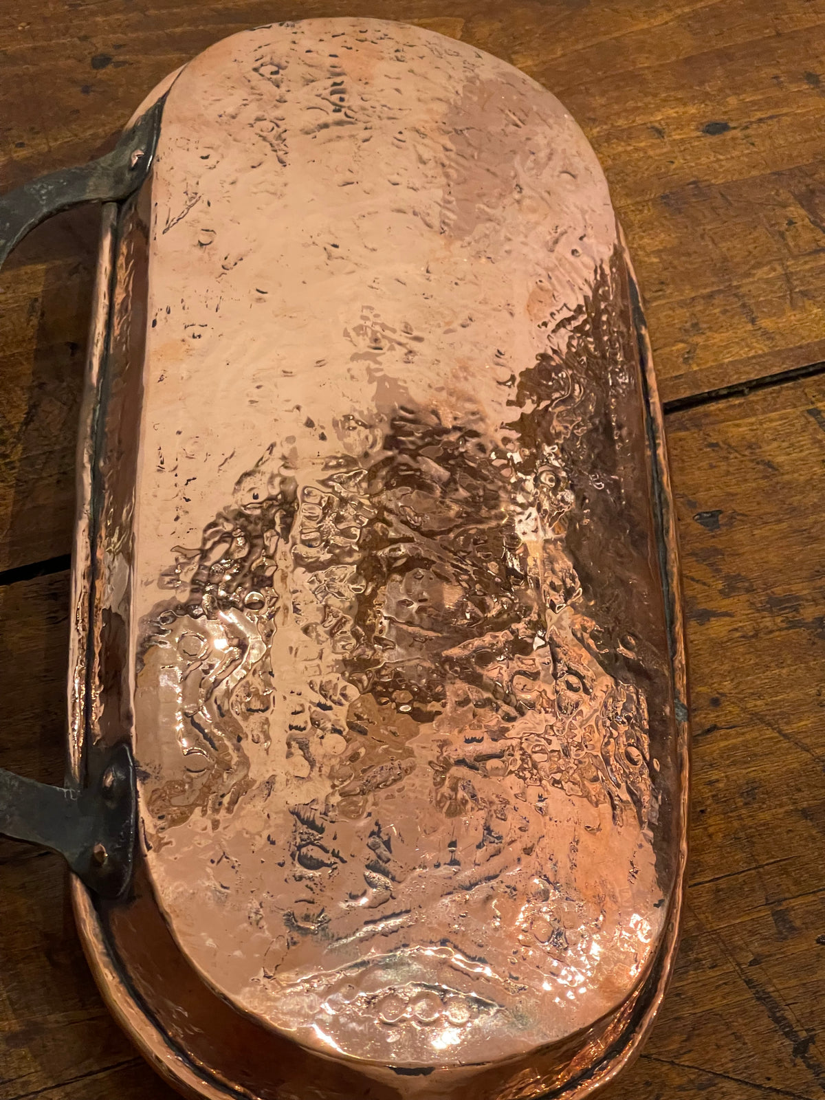 18TH CENTURY FRENCH LECHE FRITE COPPER DRIP PAN