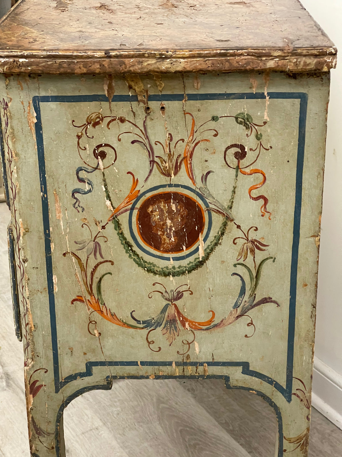 Eighteenth Century Venetian Painted Side Cabinet