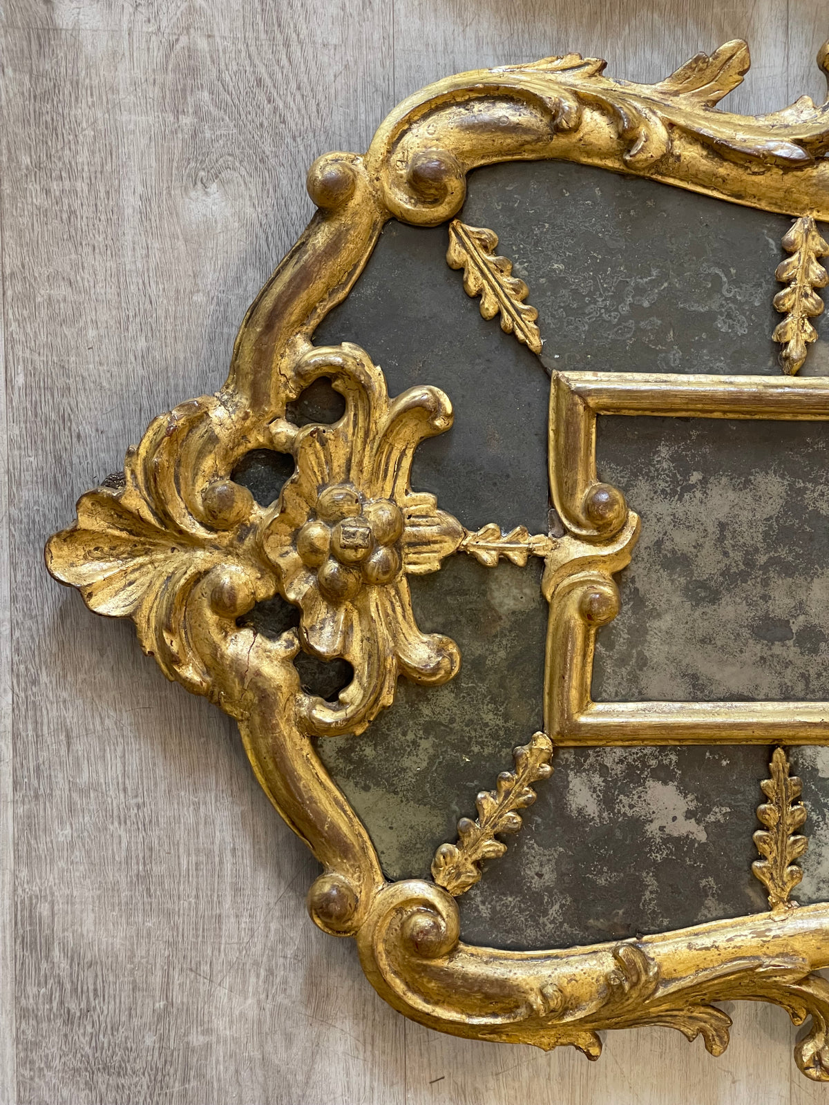 Rare Pair of Carved and Gilded Venetian Mirrors