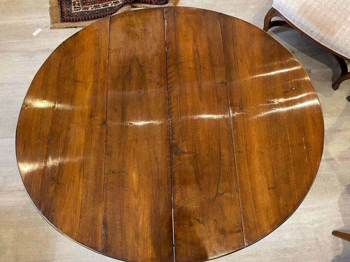 Late 18th Century Louis XVI Mahogany Drop-Leaf Extension Dining Table