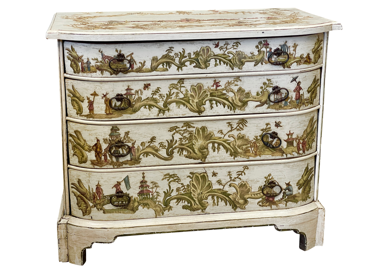 French Chinoiserie Commode,  late 18th-early 19th Century