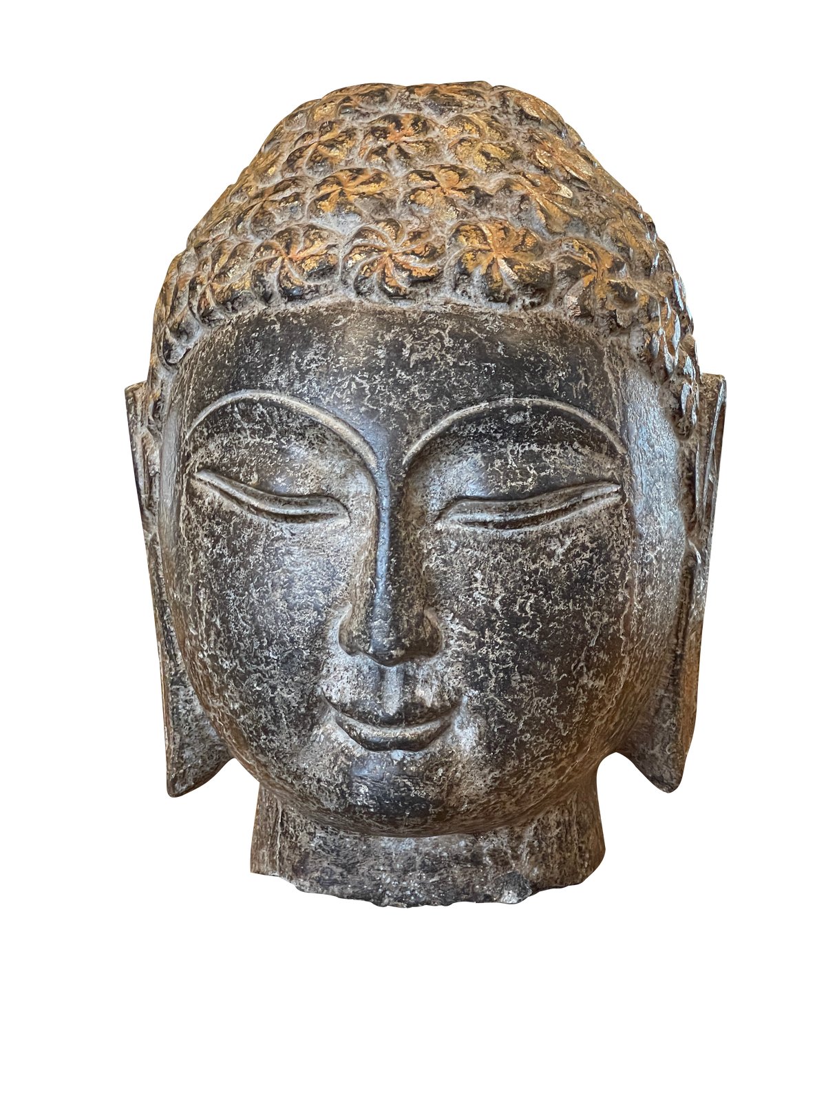 Chinese carved stone Buddha Head