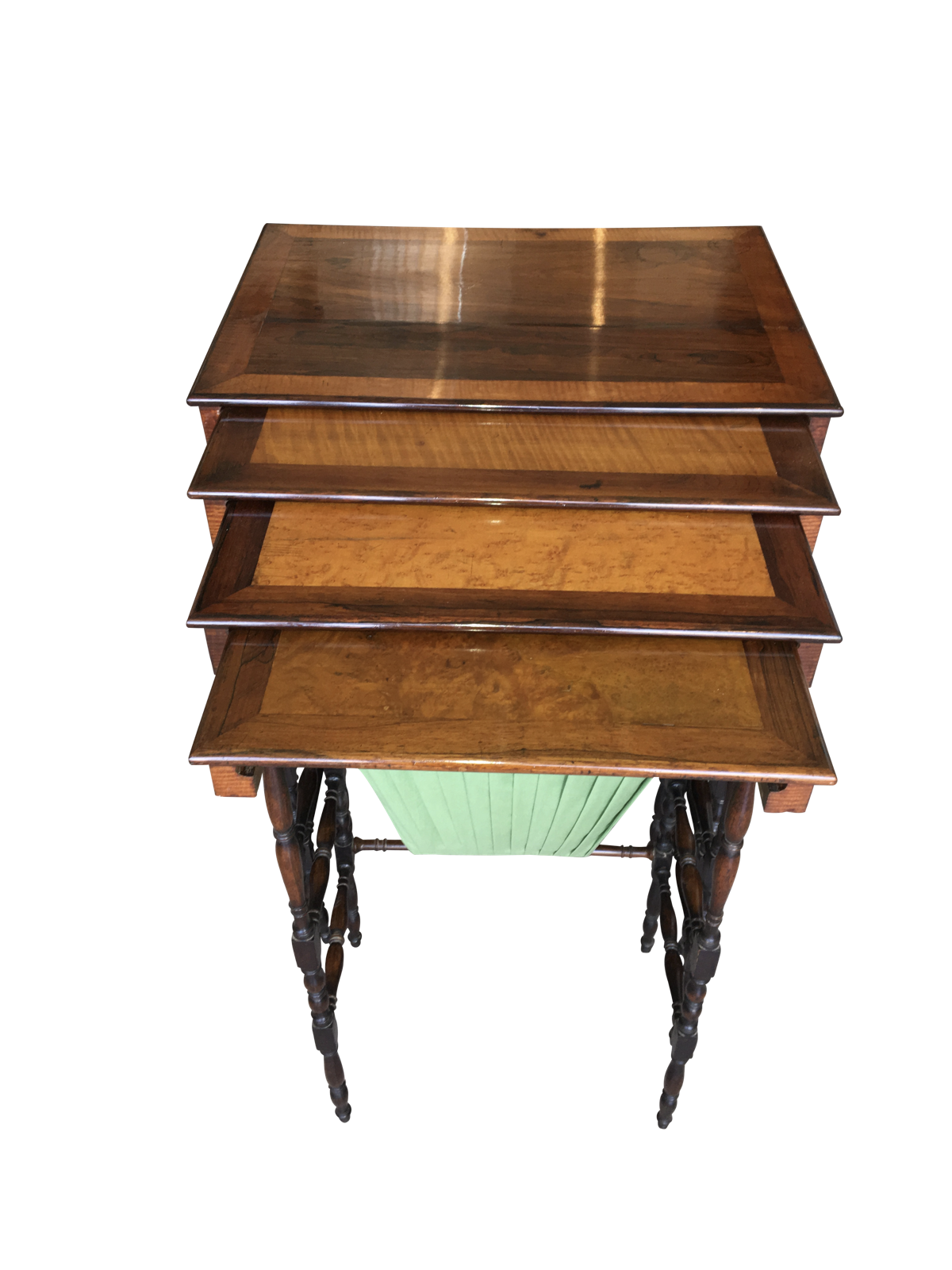 Fine Regency Set of Nesting Tables - Specimen Tables by Gillows of Lancaster &amp; London - Helen Storey Antiques