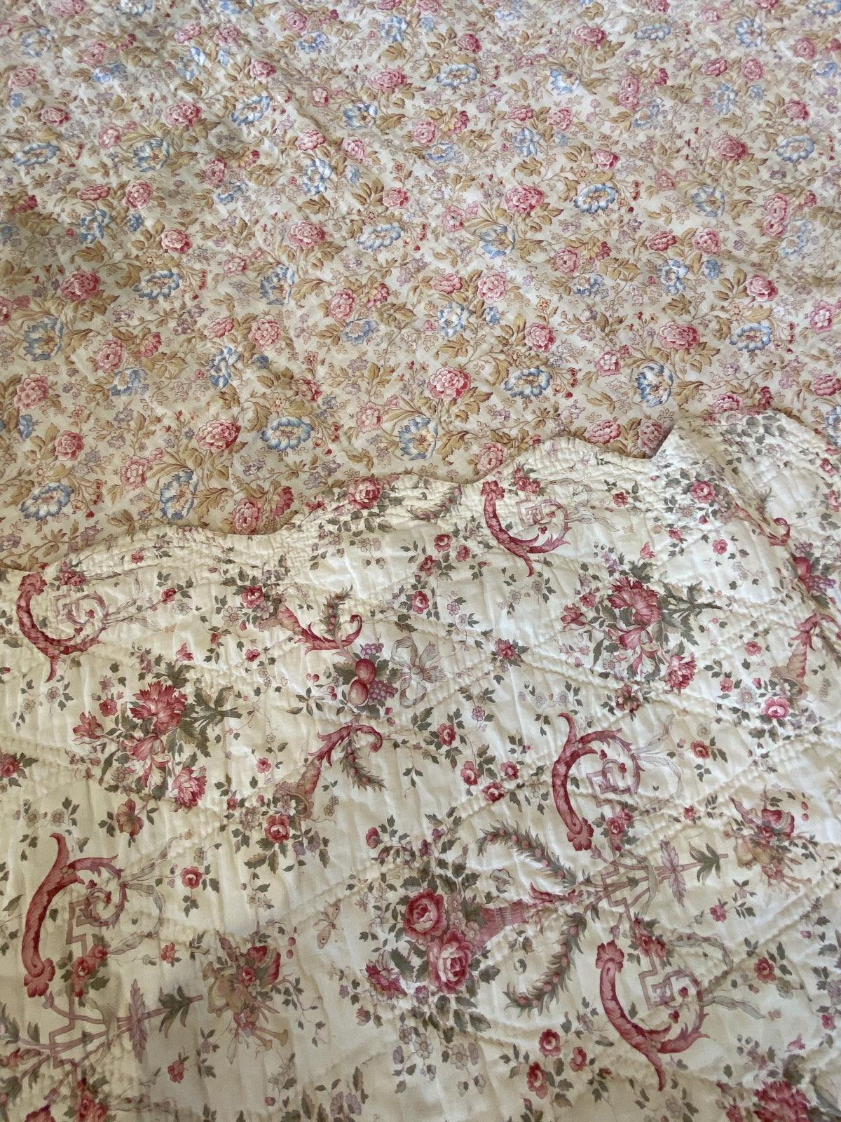 Stunning Boutis Pique, French Provincial Quilt, Belle Epoque
