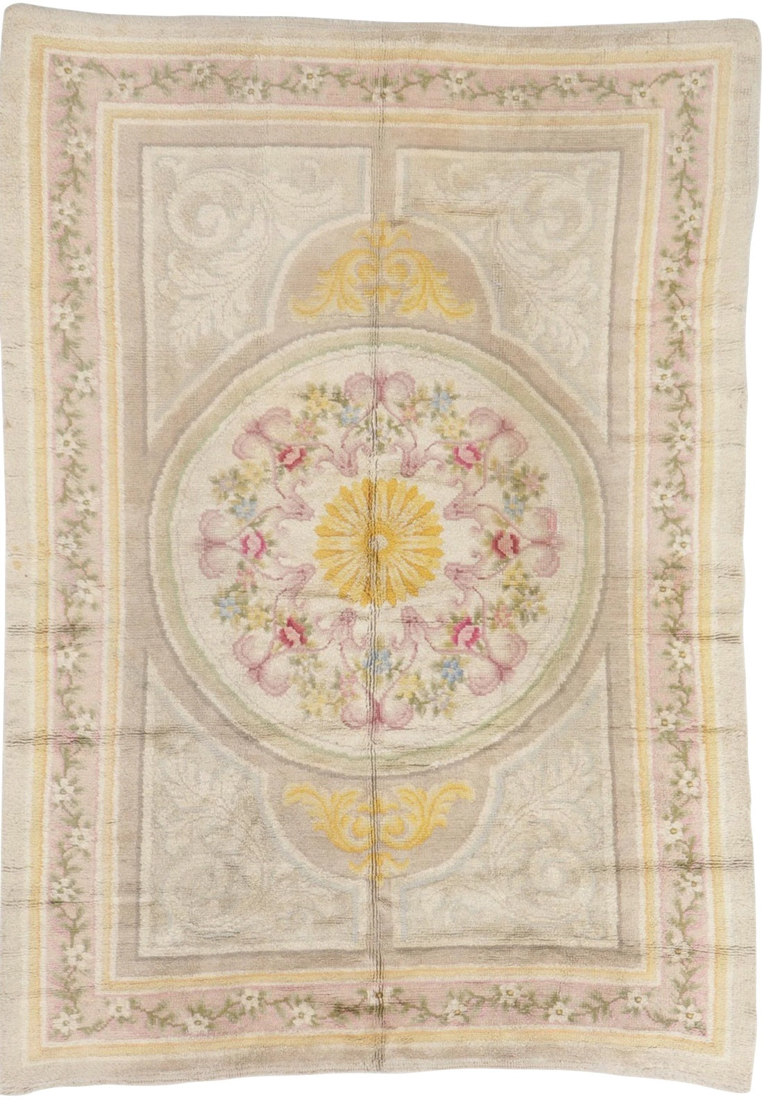 Antique Savonnerie Carpet, France, Late 19th Century - Helen Storey Antiques