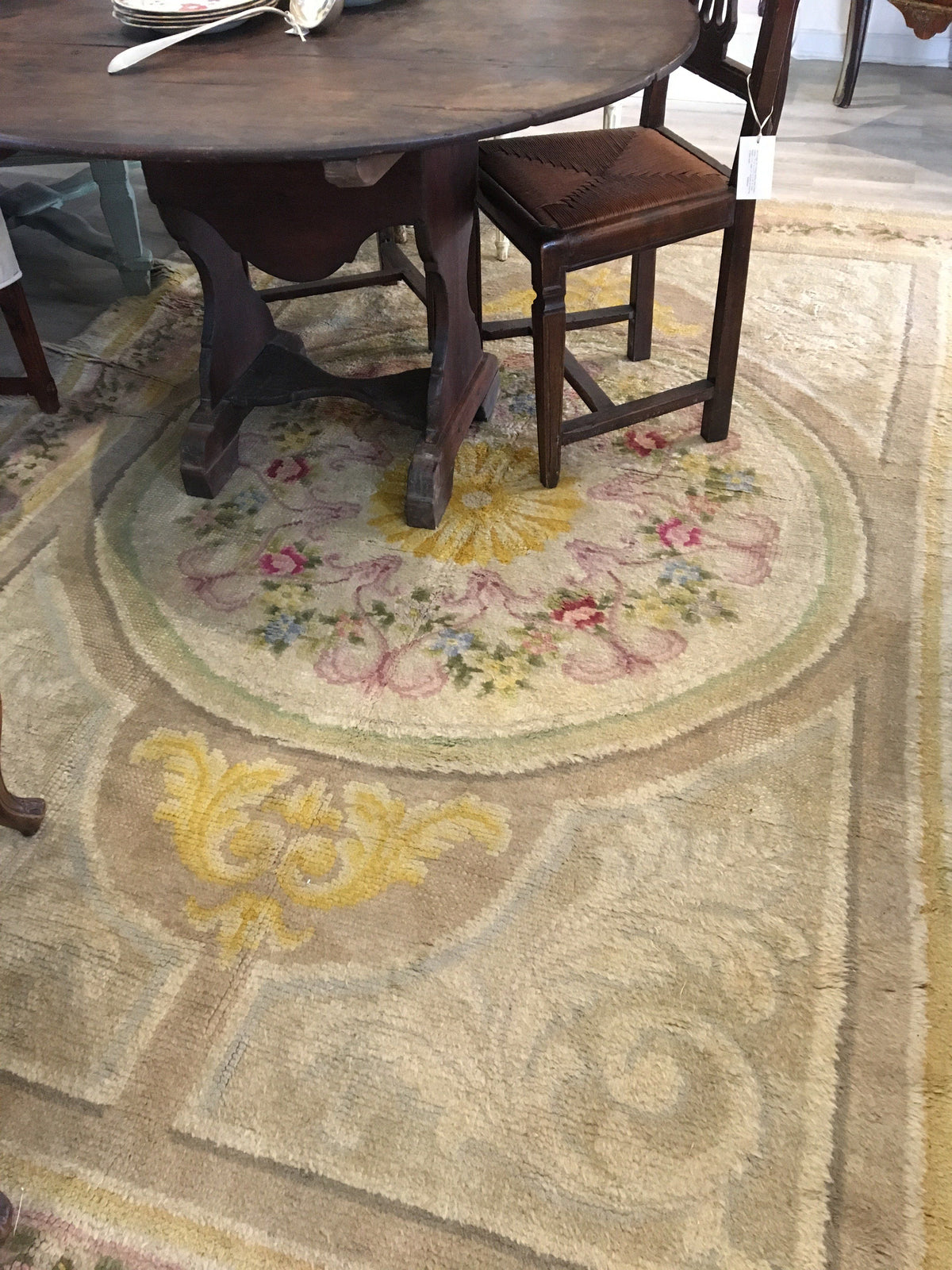 Antique Savonnerie Carpet, France, Late 19th Century - Helen Storey Antiques