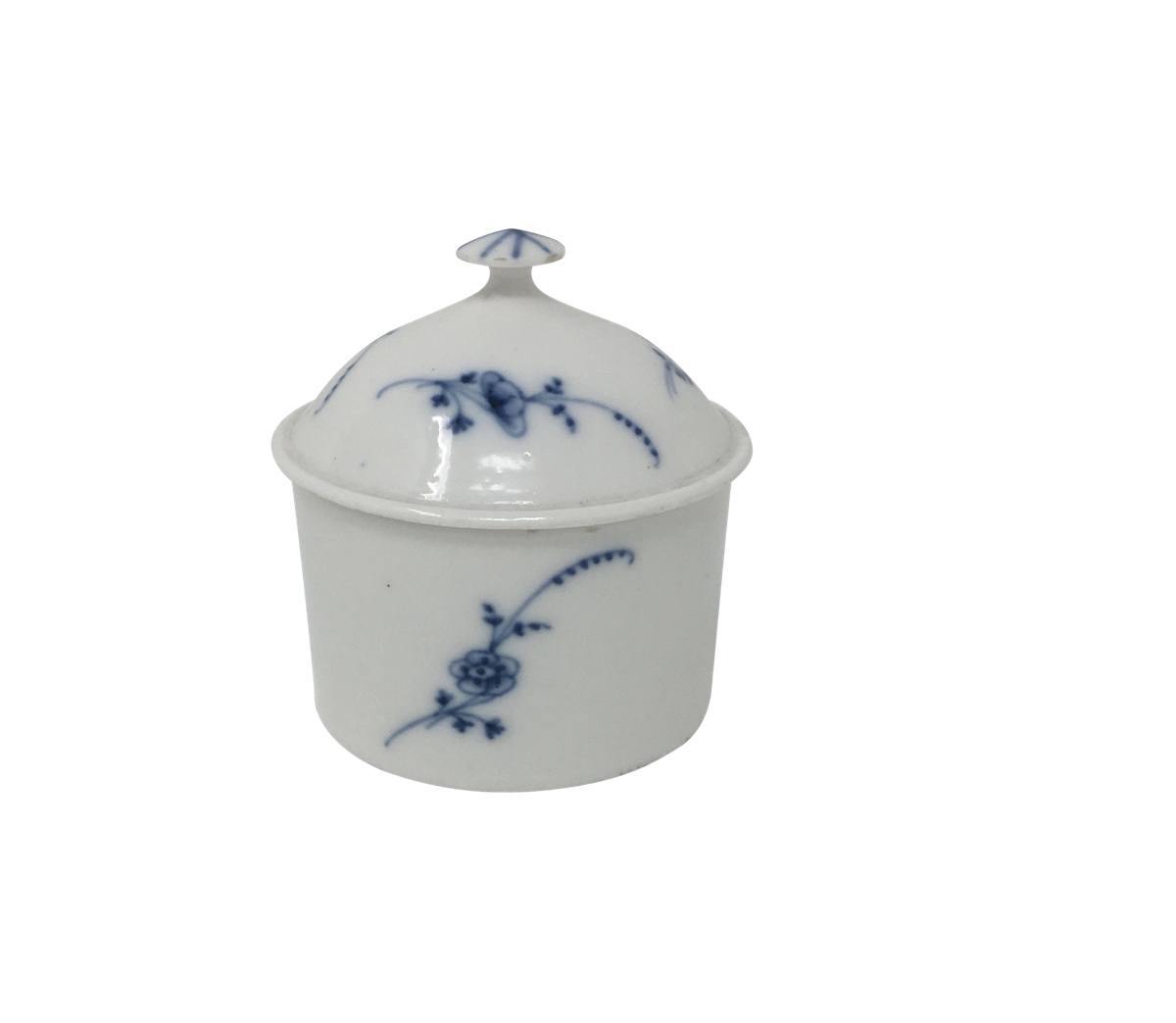 Ceramics - Rare La Courtille Pot A Fard, C. 1770