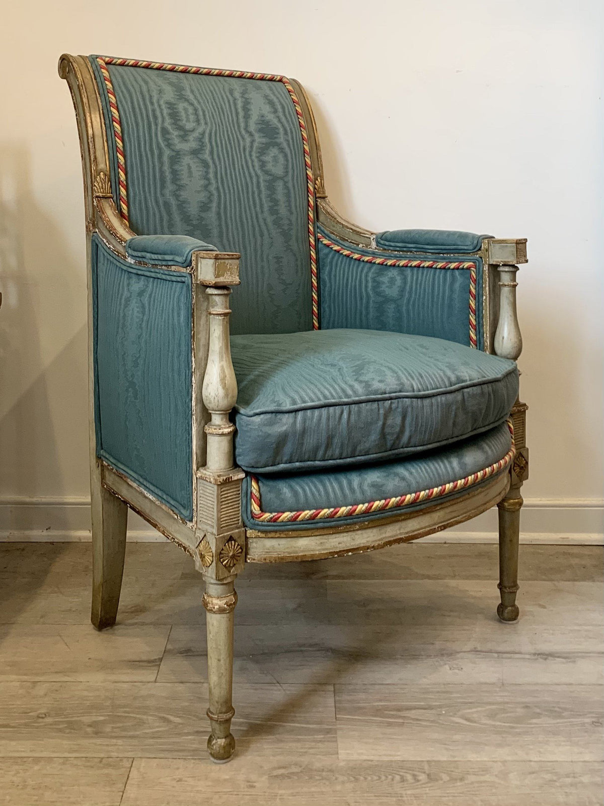 Chair - NINETEENTH CENTURY BERERE-ARMCHAIR-CARVED, POLYCHROME