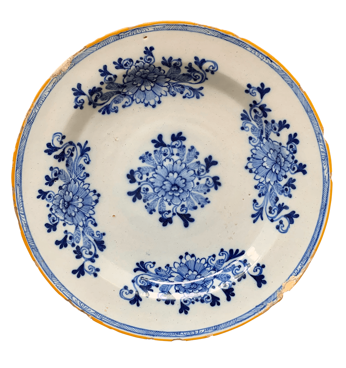 18TH CENTURY DUTCH DELFT CHARGER