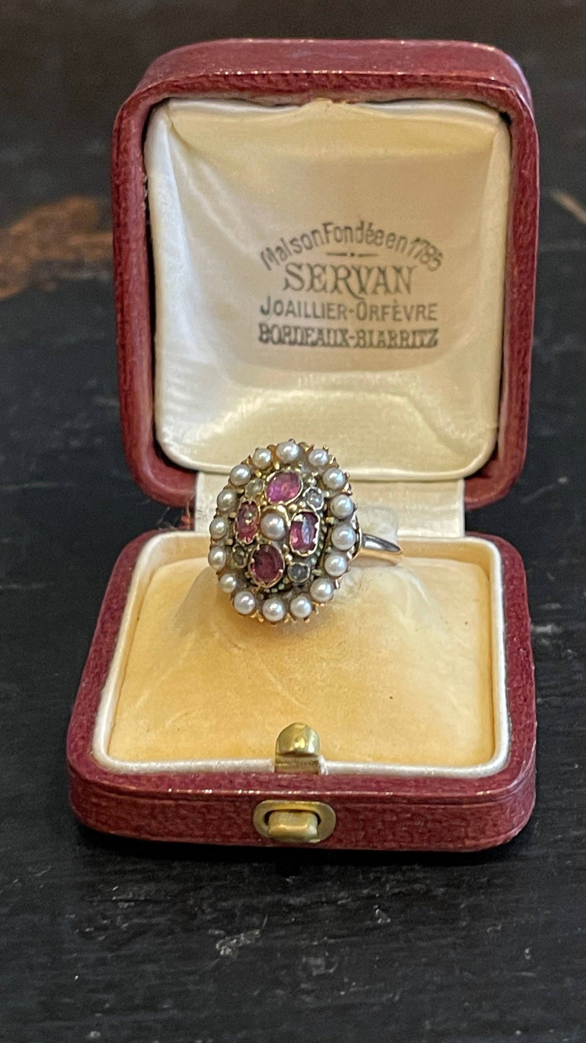 Ring - 19TH CENTURY VICTORIAN GOLD, AMETHYST, &amp; PEARL RING