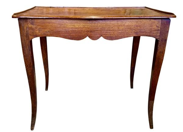 Side Table - 18TH CENTURY FRENCH PROVINCIAL Walnut ESCRITOIRE SIDE TABLE